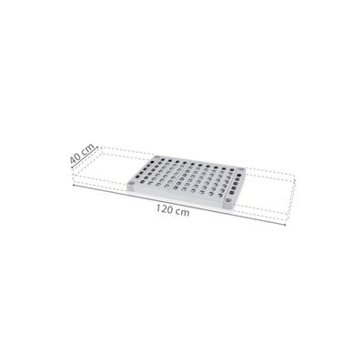 Polclap Aluplast állványhoz, 40 cm-es mélységgel - 1200x400 mm