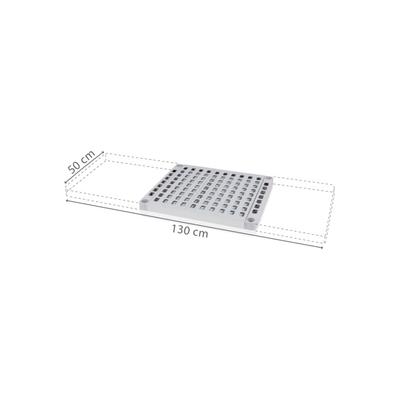 Polclap Aluplast állványhoz, 50 cm-es mélységgel - 1300x500 mm