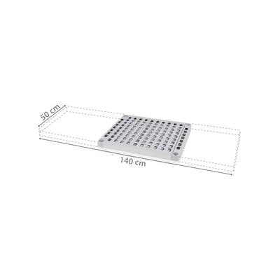 Polclap Aluplast állványhoz, 50 cm-es mélységgel - 1400x500 mm
