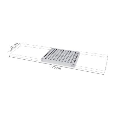 Polclap Aluplast állványhoz, 50 cm-es mélységgel - 1700x500 mm