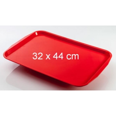 ABS önkiszolgáló tálca 32 x 44 cm * piros *