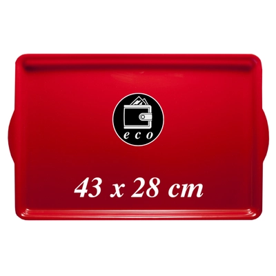 ECO önkiszolgáló tálca 43 x 28 cm * piros