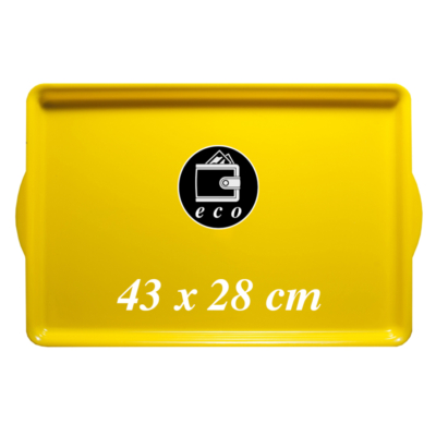 ECO önkiszolgáló tálca 43 x 28 cm * sárga