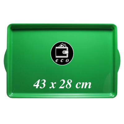 ECO önkiszolgáló tálca 43 x 28 cm * zöld
