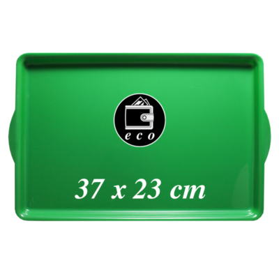 ECO önkiszolgáló tálca 37 x 23 cm * zöld