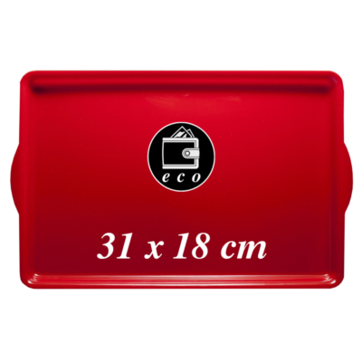 ECO önkiszolgáló tálca 31 x 18 cm * piros