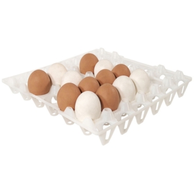 AMB HACCP kompatibilis tojás tartó 30 db-os, fehér