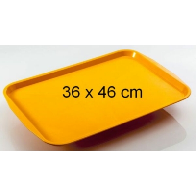 ABS önkiszolgáló tálca 36 x 46 cm * sárga *