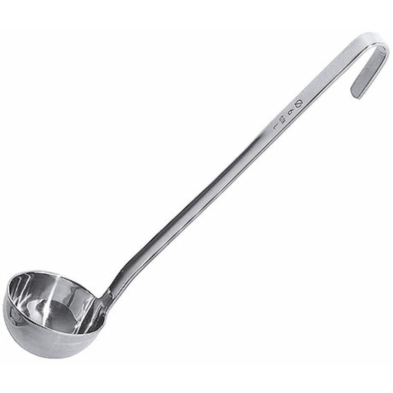Merőkanál 1 L - 82-es széria - 47 cm hosszú nyelén mérték jellel
